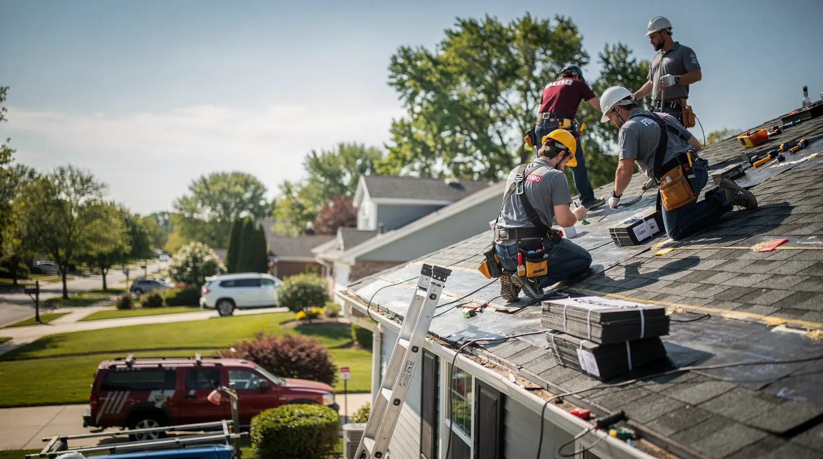 Roof Repair in Bridgeview, IL around you